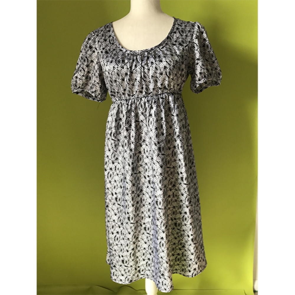 Motherhood Maternity Empire Stretch Geo Dress M